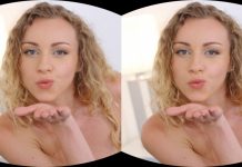 Blue-Eyed Blonde Discovers Masturbation
