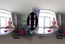 Tiffany Supermodel Nude Photo Session Backstage VR180