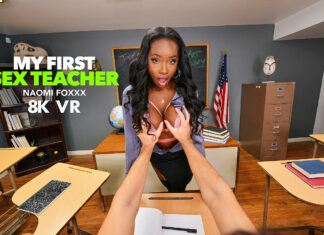 Naomi Foxxx in “My First Sex Teacher”