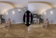 Leyla First In Her Life Naked At Camera Vr3d Backstage