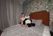 Celestine Beautiful Photoshoot With Panda