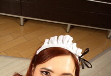 Horny And Slutty Maid, Angie Elif, Enjoys A Cock In The Kitchen