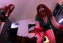 Giantess Poison Ivy Duplicates and Destroys City